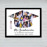 Personalised Graduation Cap Collage Frame